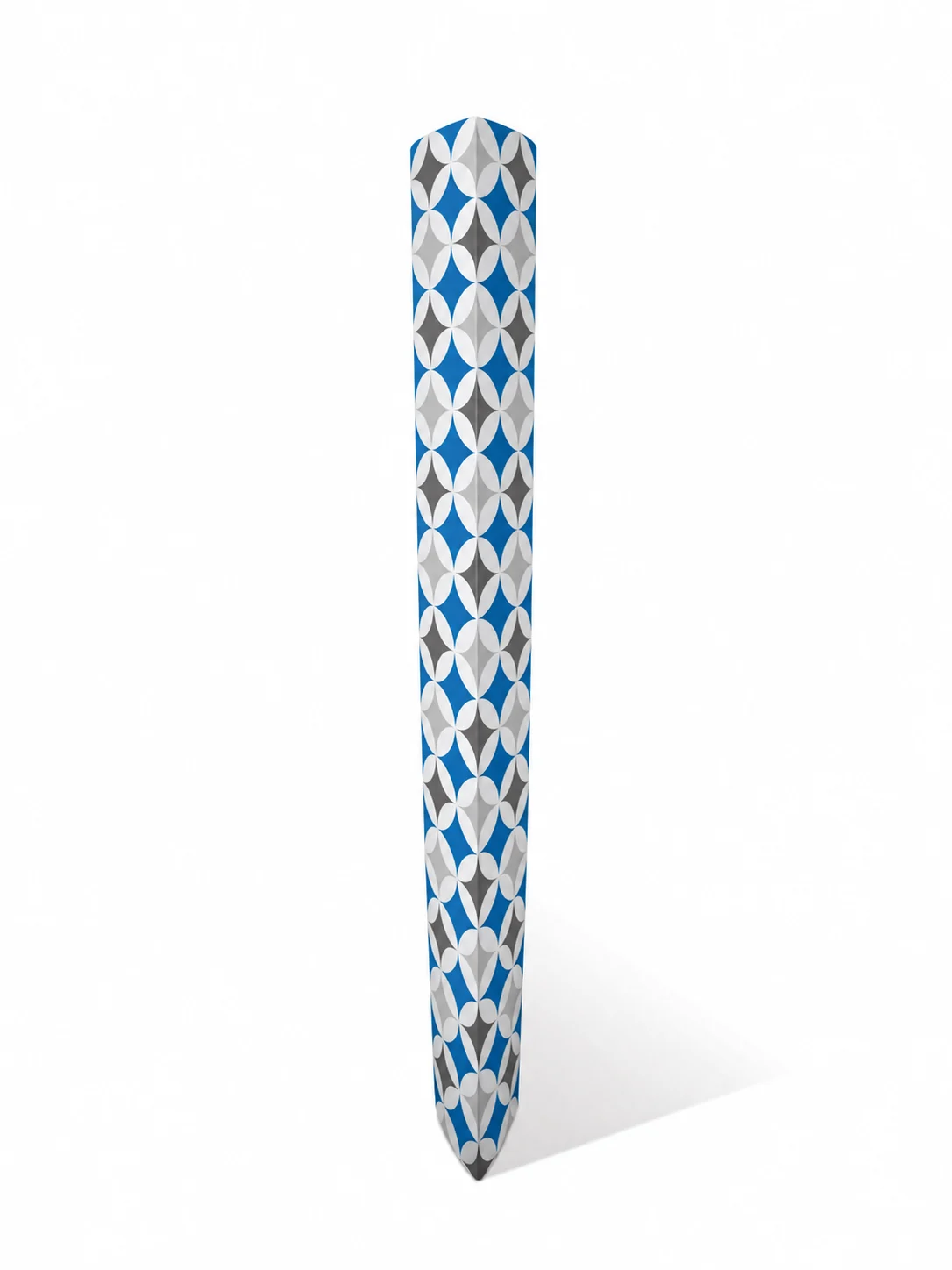 Ellipsensäule in einer schmalen Seitenansicht